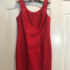 Vintage Visage Royal Red Sheath Dress - Size 6